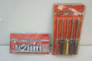 lot 227 image: Regal hex bit socket set and Regal hollow shaft nut driver set
