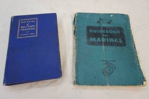 lot 14 image: vintage military books