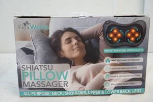 lot 23 image: new Shiatsu Pillow Massager