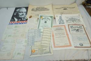 lot 54 image: vintage diplomaspaper items
