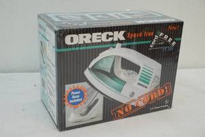 lot 63 image: Oreck speed iron new