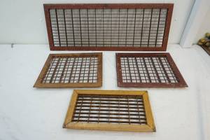 lot 70 image: antique floor grates