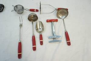 lot 113 image: vintage kitchen utensils
