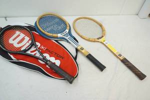 lot 128 image: Wilson tennis rackets