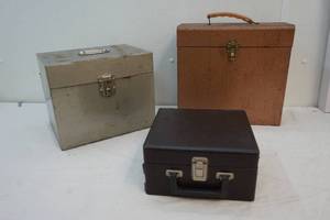 lot 146 image: metal storage boxes