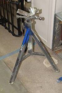 500-lbs 29-12 Pipe Stand, Extra Roller Attachment