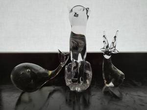 Collection of Glass or Crystal Figurines