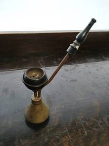 Miniature Hookah with Brass Base