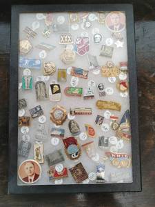 Collection of Vintage USSR Pins