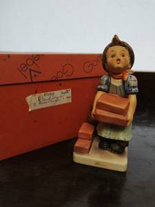 Vintage 1955 Hummel by Goebel- Brick Layer