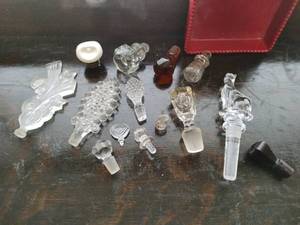 Collection of Decanter & Perfume Bottle Stoppers