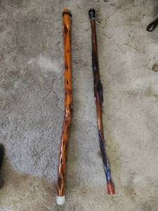 Two Handmade Walking SticksCanes
