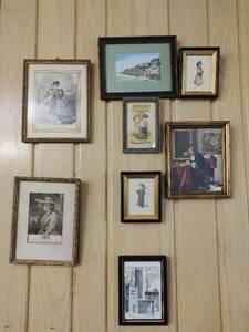 Collection of Vintage Framed Prints