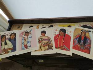 Nine Native American Prints by Winold Reiss