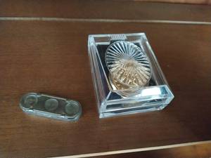Vintage Liberty Head Money Clip & Bus Fare Holder
