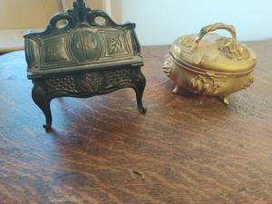 Two Vintage Trinket Boxes