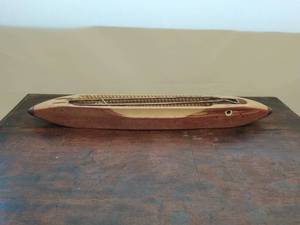 Old 18.5 Wood Loom Weaving Boat Shuttle