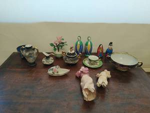 Collection of Asian Style China and Dcor