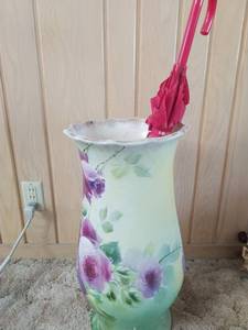 Roseville Pottery Ceramic Umbrella HolderLarge Vase