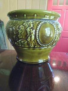 Vintage Green Planter