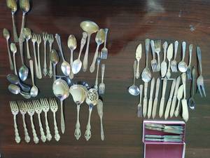 Collection of Oneida and Holms & Edwards Silverware