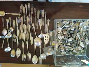 Collection of Rogers Silverware