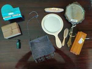 Collection of Vintage Mirrors, Handbag, Perfume, & More