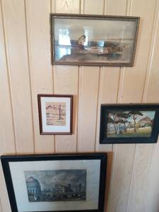 Four Pieces of Framed Art