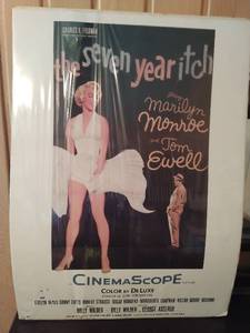 1986 The Seven Year Itch Marilyn Monroe Poster