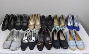 lot 120 image: (11) Pairs of Womens Size 8-9 Closed Toed Shoes Bandolino, Nine West, Alfani, Max de Carlo, Indeed, Puma and More