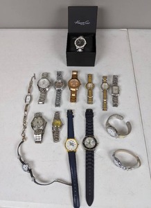 lot 135 image: Assortment of Watches Kenneth Cole, Fossil, Anne Klein II, Seiko, Studio and More