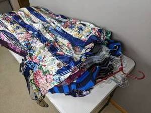 lot 121 image: Large Assortment of Womens Dresses (L-XXL) JM Collection, Notations, Roz & Ali, Lane Bryant, Connected Apparel, International Concepts, Dressbarn and More