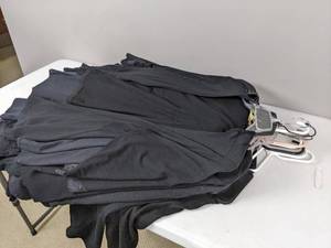 lot 129 image: Assortment of Size XL1X Womens Black Tops Charter Club, Elements, Talbots, Prophecy, Lane Bryant, Requirements, Worthington, Sutton Studio, Style & Co. and More