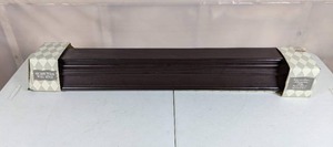 lot 210 image: Architectural Wall Ledge, 36 x 5, Dark Brown