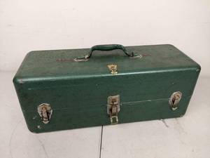 lot 11 image: Vintage My Buddy 292 Tackle Box, South Bend Perfectoreno Model 750 Reel, Plus Many More Fishing Items