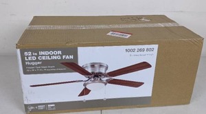 lot 91 image: NEW Hugger 52 Indoor LED Ceiling Fan
