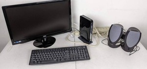 lot 25 image: Computer Accessories 22 AOC Monitor, Logi Wireless Keyboard, Pair of HarmanKardon Speakers, NetGear N750 Router & More