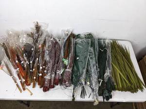 lot 108 image: Assortment of Beautiful Artificial Flower Stem Fillers