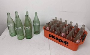 lot 109 image: Collection of Vintage Glass Bottles (24) Pic-a-Pop and (6) Coca-Cola Bottles