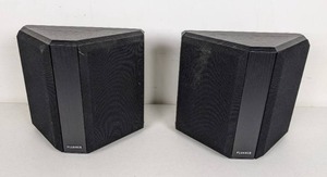 lot 125 image: Pair of Fluance AVBP2 Home Theater Bipolar Surround Sound Satellite Speakers