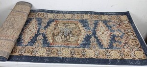 lot 123 image: Unique Loom Larissa Arcadia 2 x 6 Runner in Dark Blue