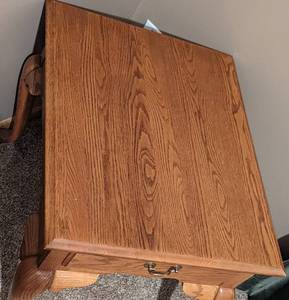 lot 63 image: Wood Side Table