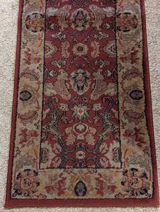 lot 69 image: Decorative Runner and Accent Rug