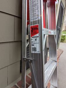 lot 94 image: Werner 6ft Ladder