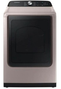 Samsung Washer & Dryer Set in Champagne (Scratch and Dent) - 1 Year Warranty.