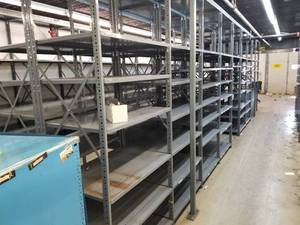 lot 41 image: Halted  - combined with lot #36. 33x2x8 Shelving Unit