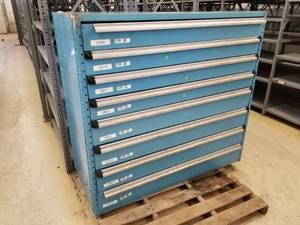 lot 35 image: Metal Parts Cabinet 8-drawer