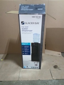 Glacier Bay Matte Black Top Load Water Dispenser. See Pictures