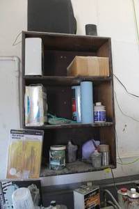lot 651 image: Wall-Mount Storage Cabinet