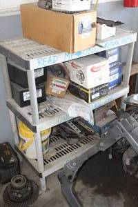 lot 687 image: Plastic Shelving Unit